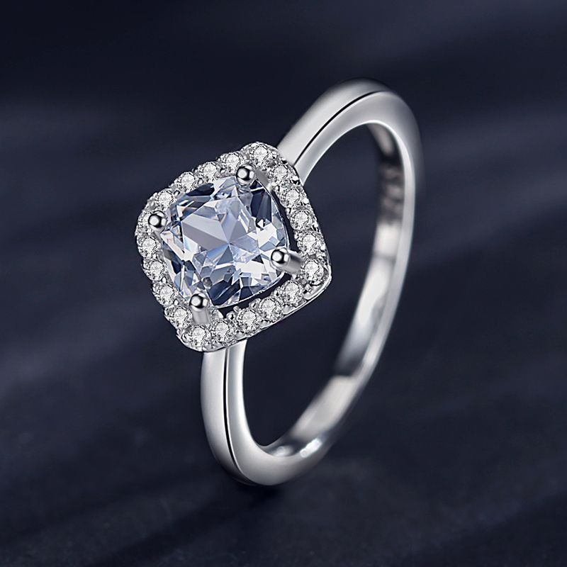 The Radiant Halo Moissanite Diamond Ring - Imperiss