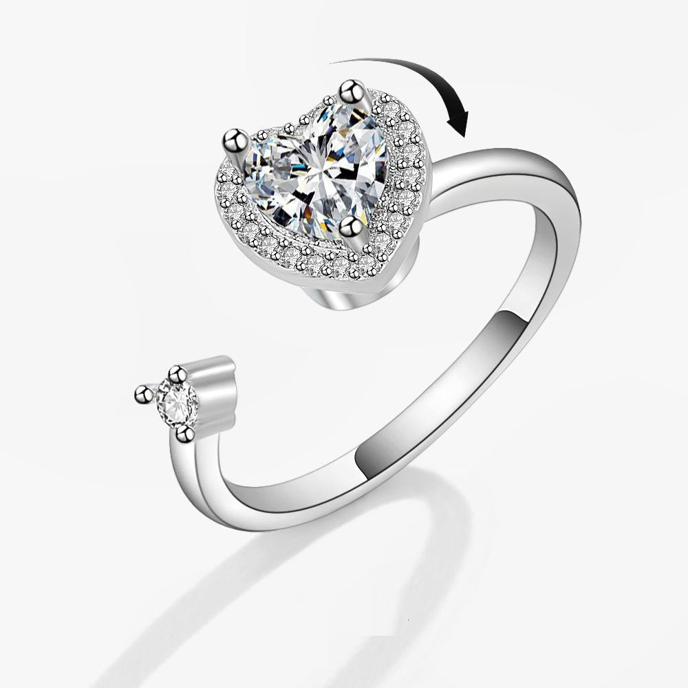 Love Heart - shaped Ring - Imperiss