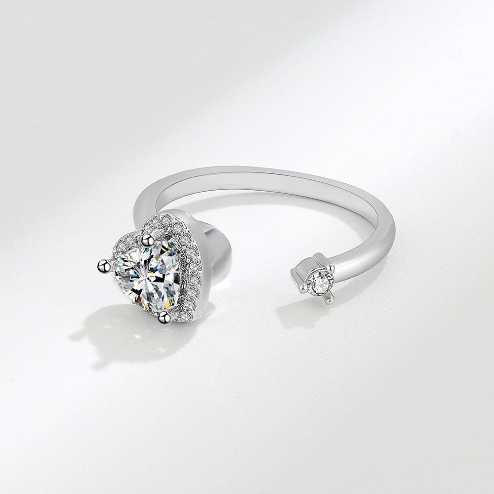 Love Heart - shaped Ring - Imperiss