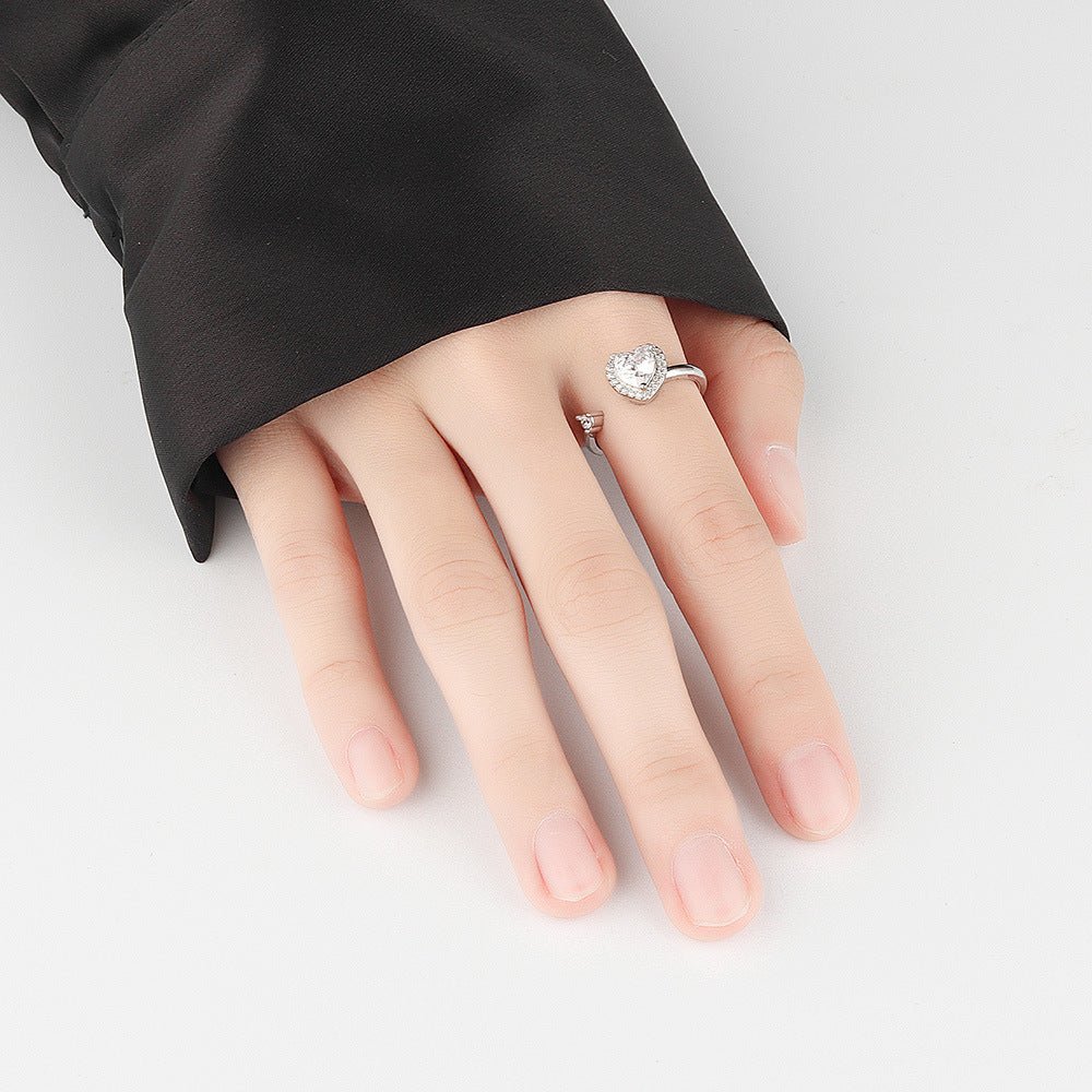 Love Heart - shaped Ring - Imperiss