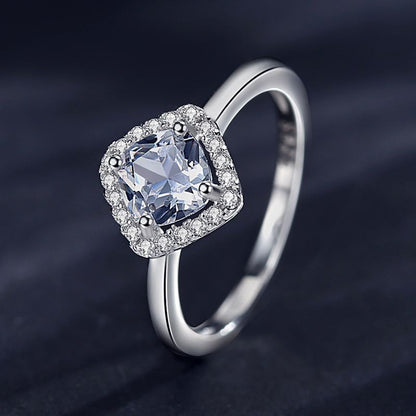 The Radiant Halo Moissanite Diamond Ring - Imperiss